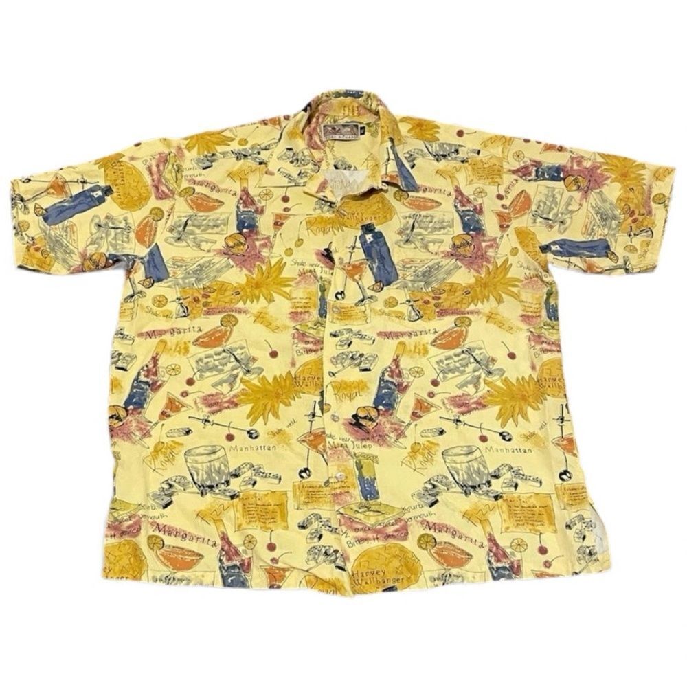 Tori Richard Men’s Short Sleeve Button Down Margarita Hawaiian Shirt Size XL